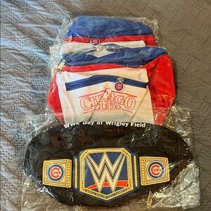WWE and Chicago Cubs Fanny Packs